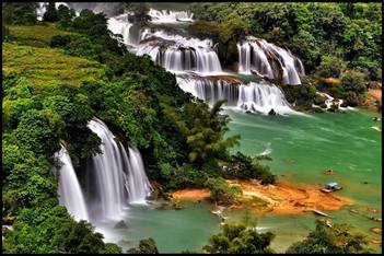 Cao Bang - Ban Gioc Waterfall - Cao Bang.